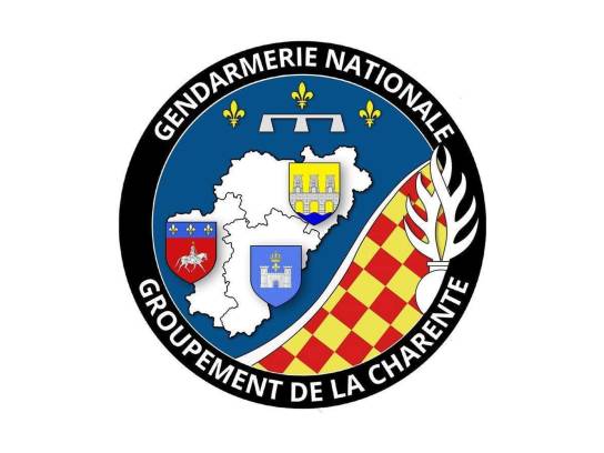 Logo du Groupement de gendarmerie départementale (GGD) - Charente, Nouvelle-Aquitaine, France.