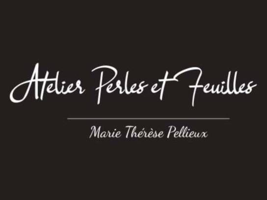 Atelier Perles et Feuilles - Logo - Torsac, Charente, Nouvelle-Aquitaine, France.