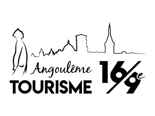 Logo Office de tourisme du Pays d'Angoulême, Charente, Nouvelle-Aquitaine, France.