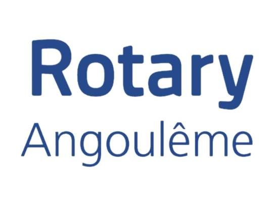Logo Rotary Club Angoulême, Charente, Nouvelle-Aquitaine, France.