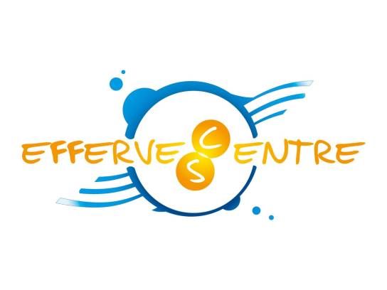 Logo du centre social et culturel et sportif Effervescentre - Roullet-Saint-Estèphe, Charente, Nouvelle-Aquitaine, France.