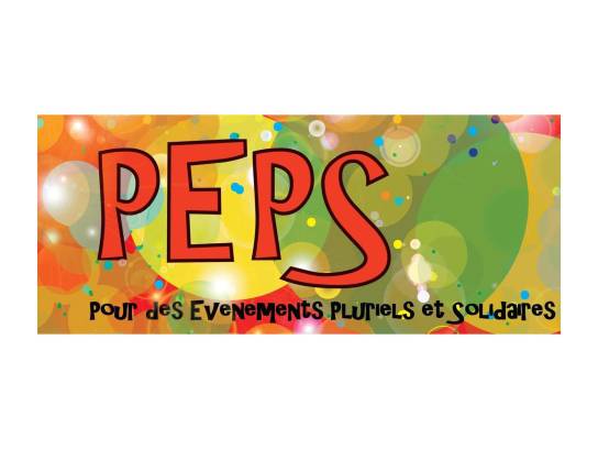 Logo Pour des Événements Pluriels et Solidaires (PEPS) - Vindelle, Charente, Nouvelle-Aquitaine, France.