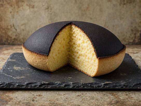 Un tourteau fromager traditionnel sur une ardoise rustique