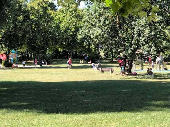 Parc de loisirs de Frégeneuil- Angoulême, Charente, Nouvelle-Aquitaine, France.