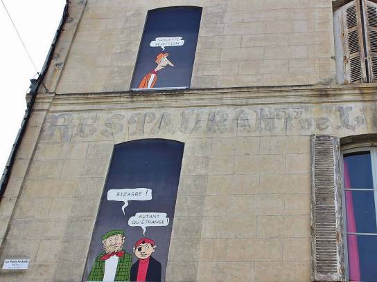 Mur peint "Les Pieds Nickelés" - Angoulême, Charente, Nouvelle-Aquitaine, France.