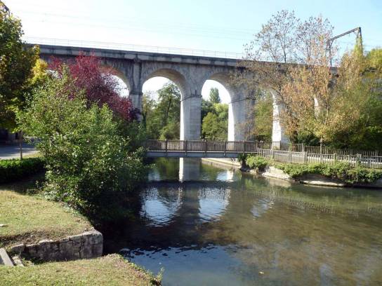 Viaduc de Foulpougne - Gond-Pontouvre, Charente, Nouvelle-Aquitaine, France.