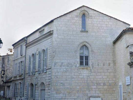Vestiges du palais Taillefer : en face de l'église St-Paul - Angoulême, Charente, Nouvelle-Aquitaine, France.
