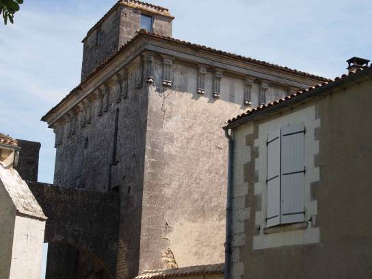 Château de Maillou : le donjon - Saint-Saturnin, Charente, Nouvelle-Aquitaine, France.