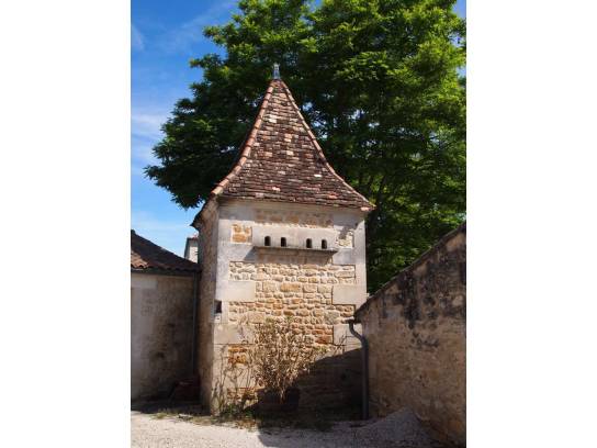 Château de Maillou : pigeonnier - Saint-Saturnin, Charente, Nouvelle-Aquitaine, France.