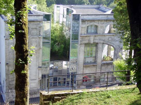 Vaisseau Mœbius vu depuis l'avenue de Cognac - Angoulême, Charente, Nouvelle-Aquitaine, France.