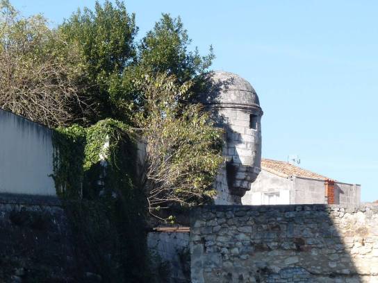 Enceinte d'Épernon : échauguette au nord de l'impasse d'Austerlitz - Angoulême, Charente, Nouvelle-Aquitaine, France.