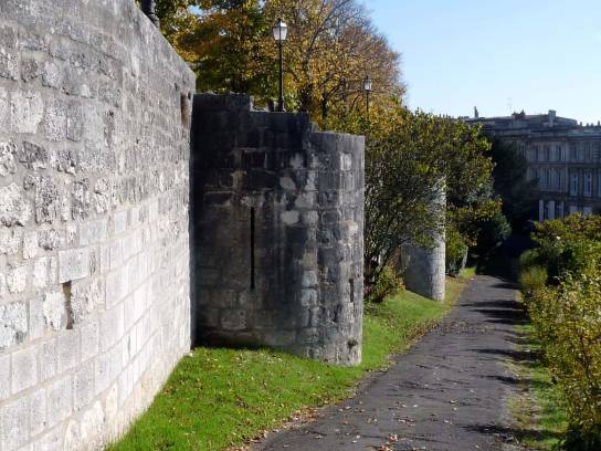 Le rempart Desaix près de la tour Clovis - Angoulême, Charente, Nouvelle-Aquitaine, France.