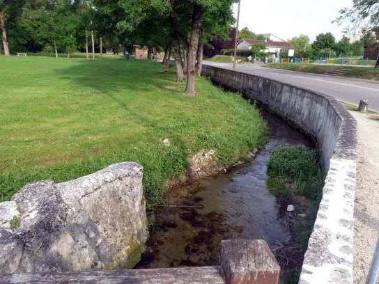 L'Argence à Champniers, Charente, Nouvelle-Aquitaine, France.
