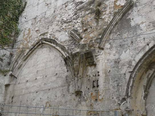 Ancienne abbaye Saint-Cybard : vestiges - Angoulême, Charente, Nouvelle-Aquitaine, France.