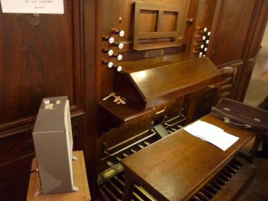 Église Saint-Jacques de l'Houmeau : orgue de Schweard de 1787 - Angoulême, Charente, Nouvelle-Aquitaine, France.