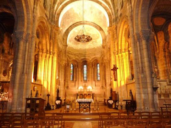 Église Saint-Martial : Le chœur - Angoulême, Charente, Nouvelle-Aquitaine, France.