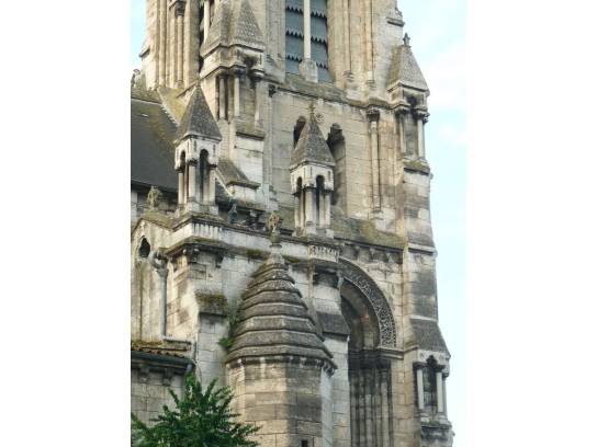 Église Saint-Martial : détails du clocher - Angoulême, Charente, Nouvelle-Aquitaine, France.