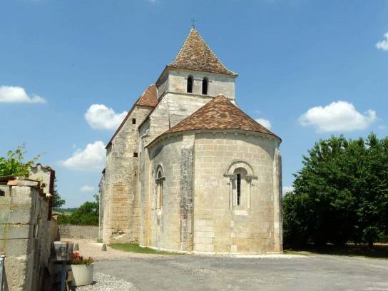 Église Saint-Martin - Balzac, Charente, Nouvelle-Aquitaine, France.