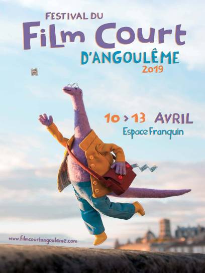 Affiche du Festival International du Film Court d'Angoulême - Angoulême, Charente, Nouvelle-Aquitaine, France.
