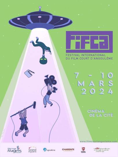 Affiche Festival International du Film Court d'Angoulême - Angoulême, Charente, Nouvelle-Aquitaine, France.