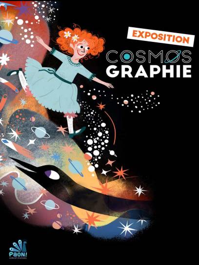 Affiche Cosmos Graphie - Mouthiers-sur-Boëme, Charente, Nouvelle-Aquitaine, France.