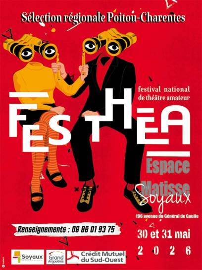 Affiche Festhéa - Sélection régionale Poitou-Charentes - Soyaux, Charente, Nouvelle-Aquitaine, France.
