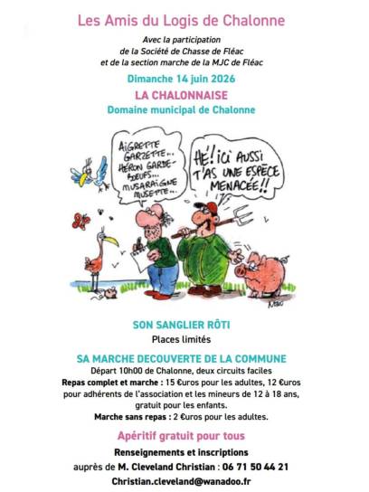 Affiche La Chalonnaise - Fléac, Charente, Nouvelle-Aquitaine, France.