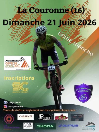 Affiche du Massi Open XC- La Couronne, Charente, Nouvelle-Aquitaine, France.