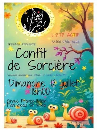 Affiche Confit de sorcière - Saint-Yrieix-sur-Charente, Charente, Nouvelle-Aquitaine, France.