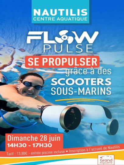 Affiche FlowPulse - Saint-Yrieix-sur-Charente, Charente, Nouvelle-Aquitaine, France.
