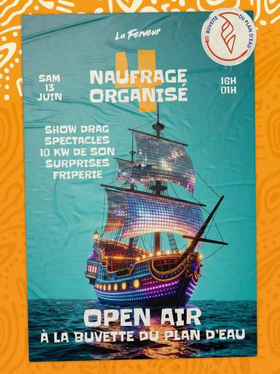 Affiche Naufrage organisé - Saint-Yrieix-sur-Charente, Charente, Nouvelle-Aquitaine, France.