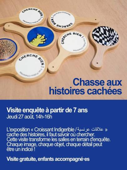 Affiche Chasse aux histoires cachées - Angoulême, Charente, Nouvelle-Aquitaine, France.