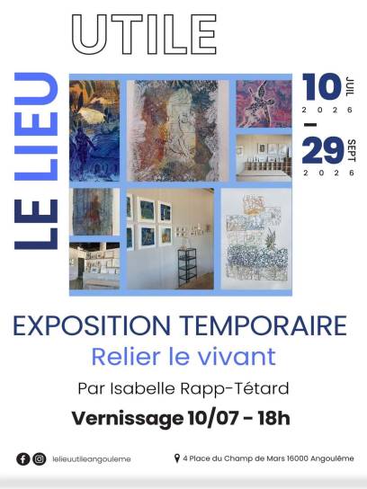 Affiche Relier le vivant - Angoulême, Charente, Nouvelle-Aquitaine, France.