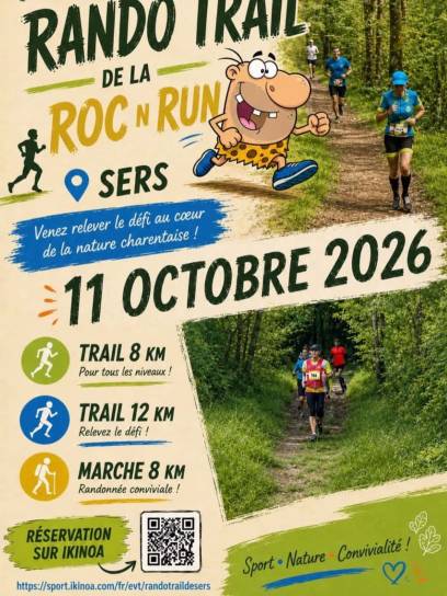 Affiche La Roc'n Run - Sers, Charente, Nouvelle-Aquitaine, France.