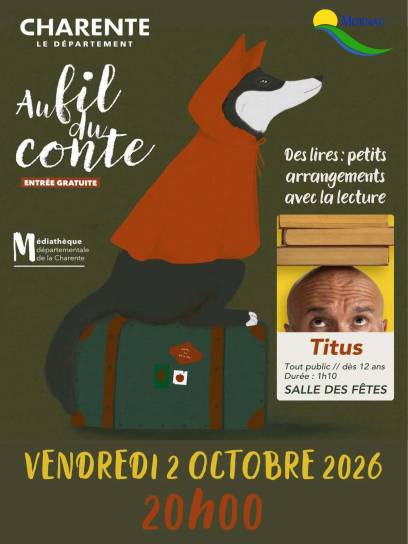 Affiche Au fil du conte - Des lires : petits arrangements avec la lecture - Mornac, Charente, Nouvelle-Aquitaine, France.