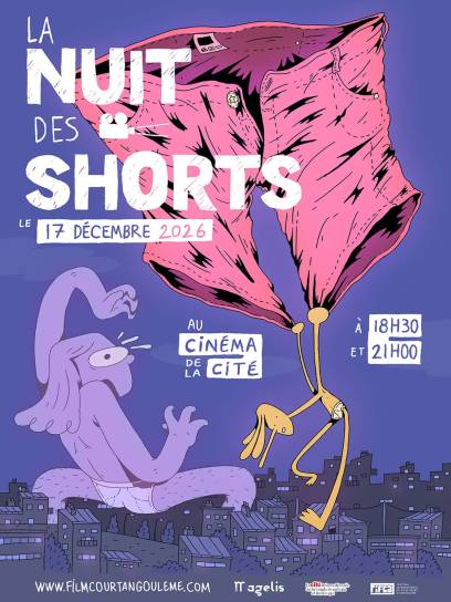Affiche La Nuit des Shorts - Angoulême, Charente, Nouvelle-Aquitaine, France.
