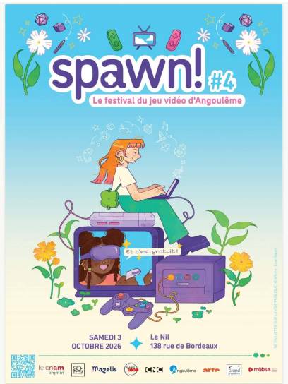 Affiche du festival Spawn! - Angoulême, Charente, Nouvelle-Aquitaine, France.