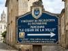 Panneau Parcours "Le coeur de la Ville" - Angoulême, Charente, Nouvelle-Aquitaine, France.