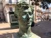 Le buste d'Hergé - Angoulême, Charente, Nouvelle-Aquitaine, France.