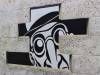 Mur peint "Réalité, sortie de secours" - Angoulême, Charente, Nouvelle-Aquitaine, France.