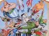 Mur peint "Uderzo dans son cosmos" - Angoulême, Charente, Nouvelle-Aquitaine, France.