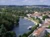 La Charente à L'Houmeau - Angoulême, Charente, Nouvelle-Aquitaine, France.