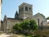 Église Saint-Cybard : vue du sud - Magnac-sur-Touvre, Charente, Nouvelle-Aquitaine, France.