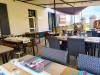 Terrasse du restaurant Casa de Campo - Dirac, Charente, Nouvelle-Aquitaine, France.