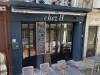 Chez H - Entrée du restaurant - Angoulême, Charente, Nouvelle-Aquitaine, France.